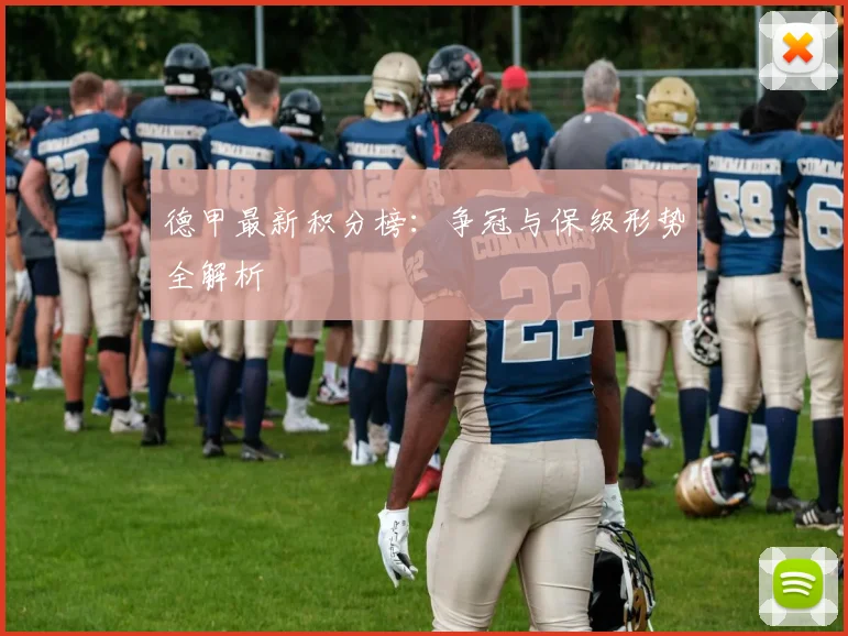 德甲最新积分榜：争冠与保级形势全解析